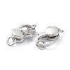 Rack Plating Brass Lobster Claw Clasps KK-B046-04P-2