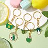 Alloy Enamel Pendant Keychain KEYC-JKC00622-2