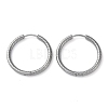 Non-Tarnish 304 Stainless Steel Huggie Hoop Earrings EJEW-H111-01G-P-1