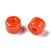 Opaque Baking Paint Glass Seed Beads SEED-T008-02J-4
