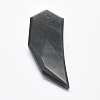 Natural Obsidian Pendants G-P360-25B-2