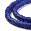 Handmade Polymer Clay Beads Strands CLAY-R089-6mm-Q100-3