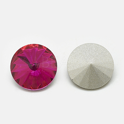 Pointed Back Glass Rhinestone Cabochons RGLA-T086-6mm-09-1