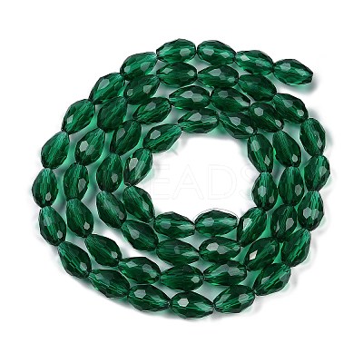 Transparent Glass Beads Strands EGLA-N013-T6mm-D24-1