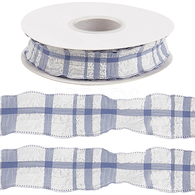 Cloth Plaid Ribbon OCOR-WH20071-001F-1