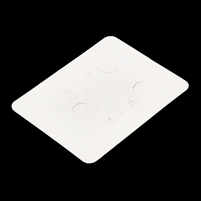 50Pcs Rectangle Paper Earring Display Cards CDIS-M008-01A-1