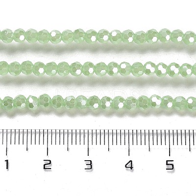 Electroplate Glass Beads Strands EGLA-A035-J3mm-A01-1
