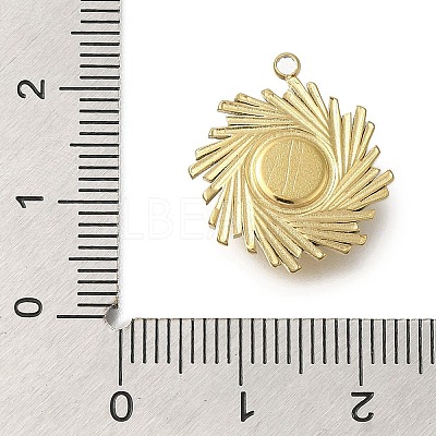 Natural White Jade Boho Pendants STAS-U027-07G-03-1
