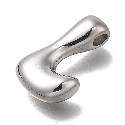 304 Stainless Steel Pendants STAS-S166-02P-12-1