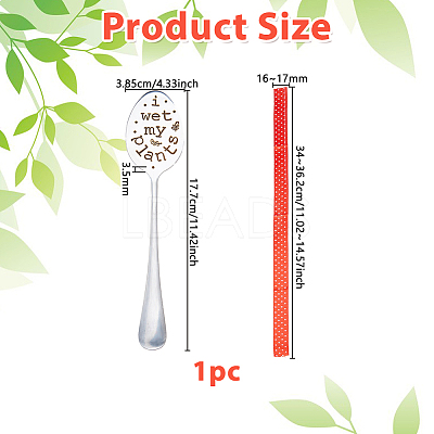 Iron Plant Labels Spoons DIY-WH0060-78A-1