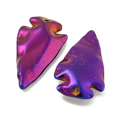 Electroplated Synthetic Non-Magnetic Hematite Pendants G-C136-03C-1