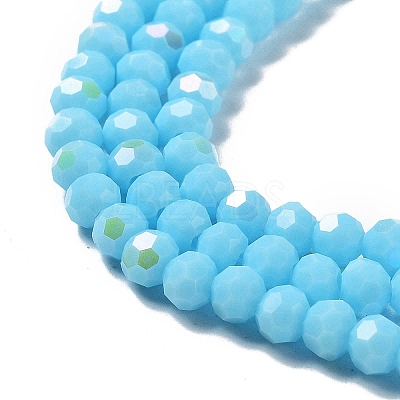 Opaque Glass Beads Strands EGLA-A035-P4mm-L08-1