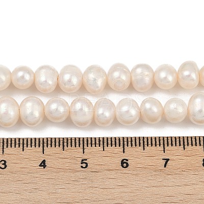 Natural Cultured Freshwater Pearl Beads Strands PEAR-I007-07Y-06A-1