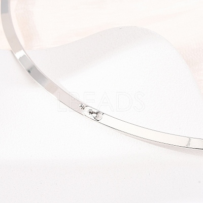 4MM 304 Stainless Choker Necklaces SA-CBA725A-23P-1