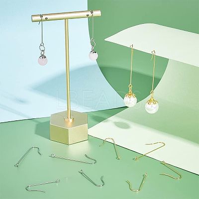 160Pcs 4 Style 316 Surgical Stainless Steel Earring Hooks STAS-UN0039-38-1