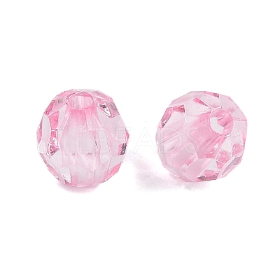 Transparent Acrylic Beads OACR-Q015-01B-1