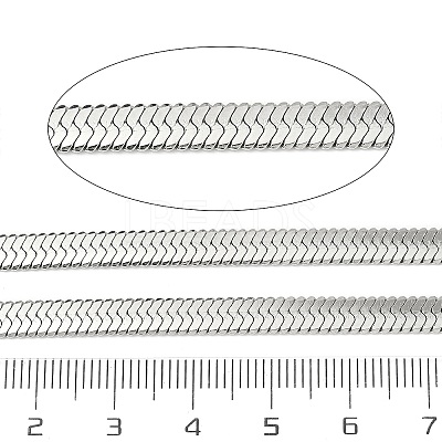 Brass Herringbone Chains CHC-C011-01D-P-1