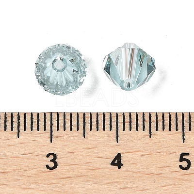 Transparent Imitation Austrian Crystal K9 Glass Beads GLAA-L048-02-02-1