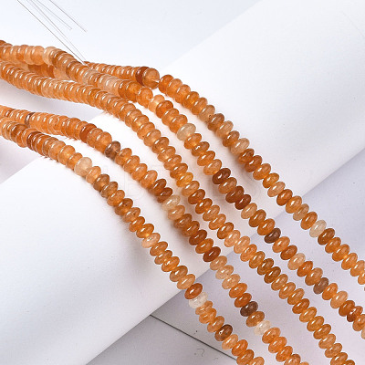 Natural Red Aventurine Beads Strands G-S366-126-1