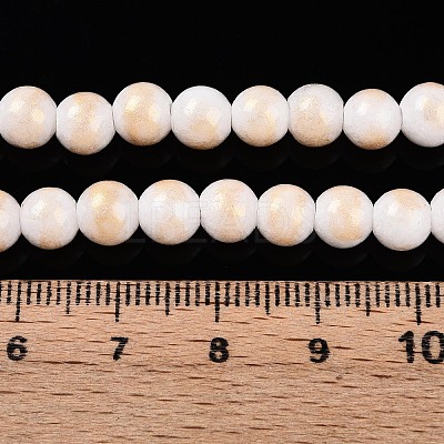 Natural Mashan Jade Beads Strands G-A255-A01-02H-1