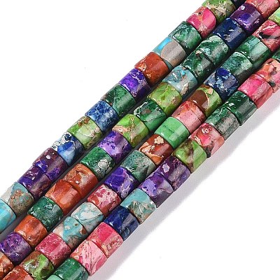 Synthetic Imperial Jasper Beads Strands G-P529-C01-01-1