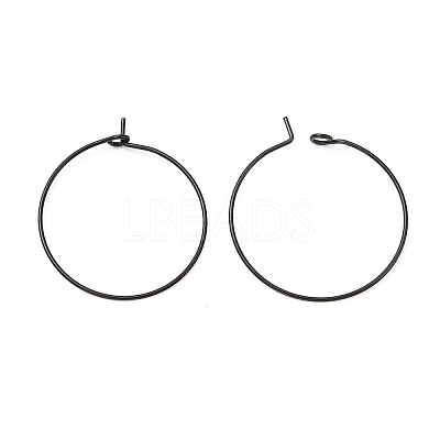 316L Surgical Stainless Steel Hoop Earring Findings X-STAS-D164-01B-1