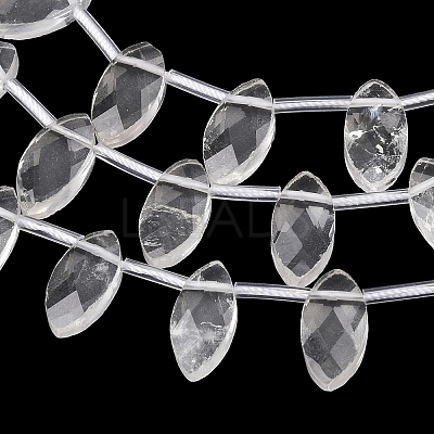 Natural Quartz Crystal Beads Strands G-P607-A01-01-1