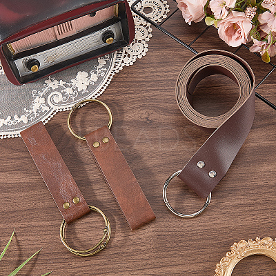 1Pc PU Leather Wrap Around Chain Belts AJEW-CL0003-70A-1