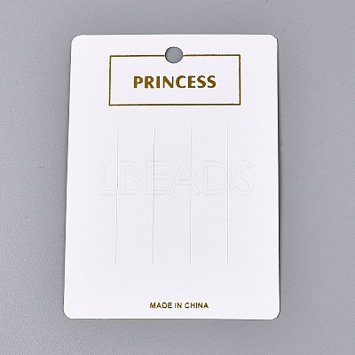Cardboard Paper Jewelry Display Cards for Hair Clip Storage CDIS-N004-10-1