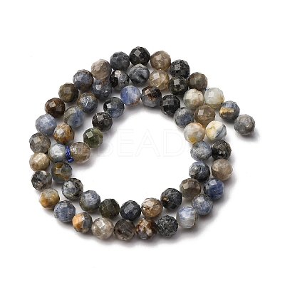 Natural Kyanite Beads Strands G-RM2025-A45-6mm-A-1