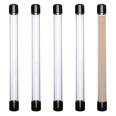 PVC Plastic & Rubber Transparent Storage Tube FIND-WH0173-158A-1