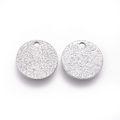Non-Tarnish 304 Stainless Steel Charms STAS-E455-02P-10mm-1