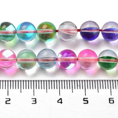 Transparent Glass Beads X-GLAA-B022-8mm-11-1