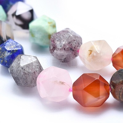 Natural Mixed Gemstone Beads Strands G-I213-21-1