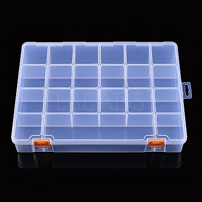 Rectangle Polypropylene(PP) Bead Storage Container CON-N013-07-1