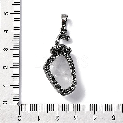 Natural Quartz Crystal Pendants G-K338-42AS-10-1