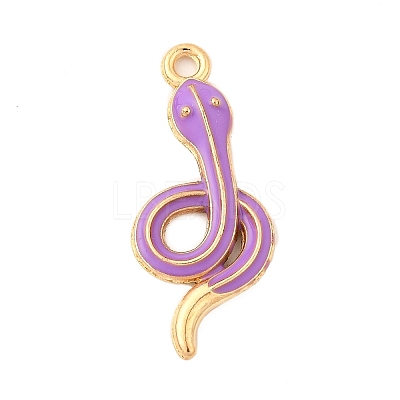 Alloy Enamel Pendants FIND-U031-14G-05-1