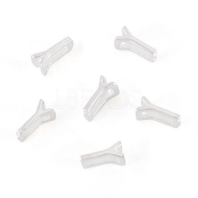 6Pcs 925 Sterling Silver Hollow Initial Beads STER-TA0001-53Y-1