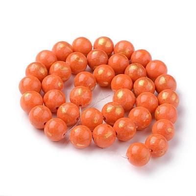 Natural Mashan Jade Beads Strands G-F670-A05-10mm-1