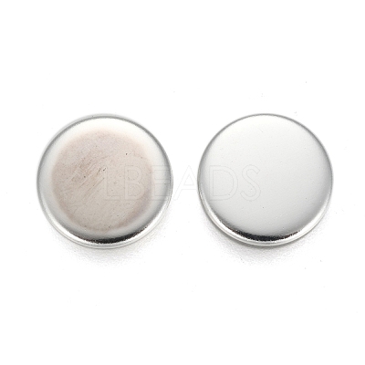 304 Stainless Steel Plain Edge Bezel Cups STAS-E460-10S-10MM-1