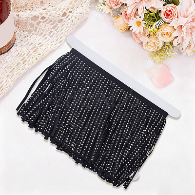 PU Imitation Leather Tassel Ribbon DIY-GF0013-45C-1