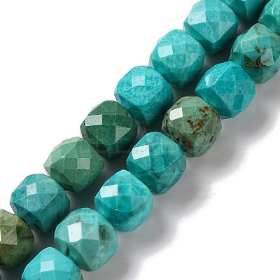 Natural Howlite Beads Strands G-G001-B03-07-1