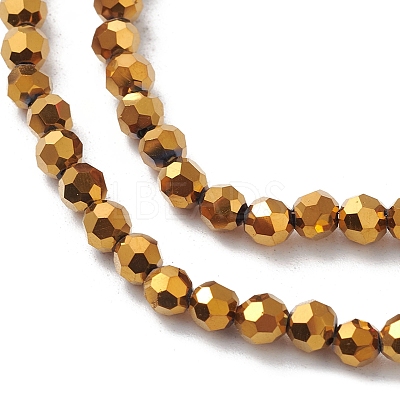 Electroplate Glass Beads Strands LS-EGLA-K015-10D-1