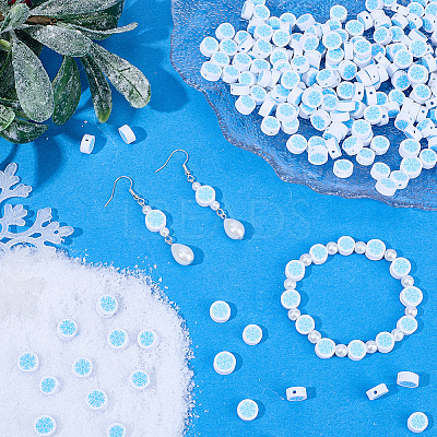 300Pcs Handmade Polymer Clay Beads CLAY-SC0002-68-1