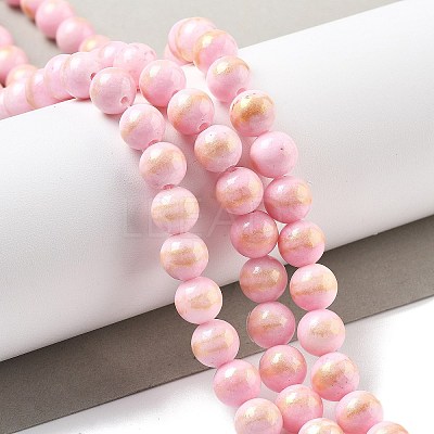 Natural Mashan Jade Beads Strands G-A255-A01-01B-1