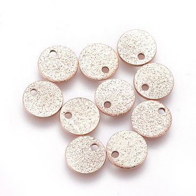 Ion Plating(IP) 304 Stainless Steel Charms STAS-E455-02RG-8mm-1