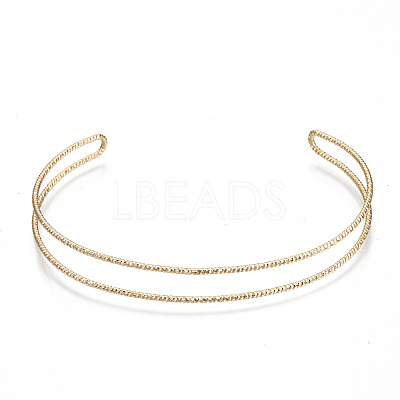 Brass Cuff Bangles Making KK-S354-279-NF-1