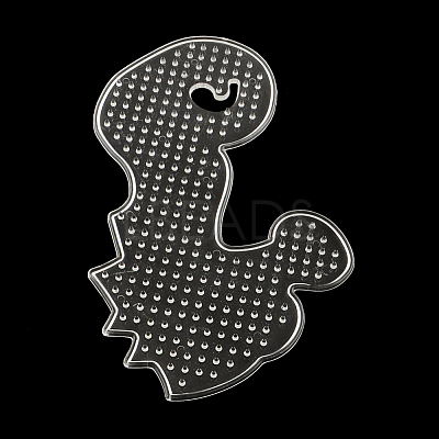 Sea Horse ABC Plastic Pegboards used for 5x5mm DIY Fuse Beads X-DIY-Q009-31-1