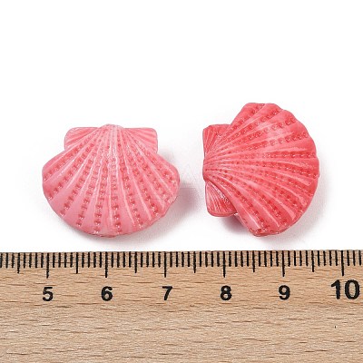 Synthetic Coral Carved Beads CORA-S025-02B-02-1