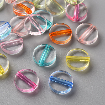 Transparent Acrylic Beads TACR-S154-09A-1